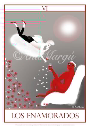 Lámina Tarot Nº 6: 'Los Enamorados' / 'The Lovers'