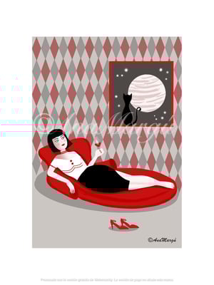 Lámina Tarot Nº 3: 'La Emperatriz' / 'The Empress' 