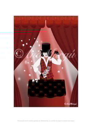 Lámina Tarot Nº 1: 'El Mago' / 'The Magician'