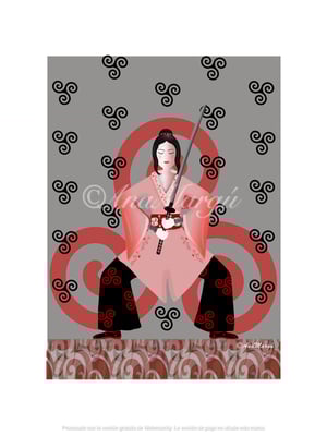 Lámina Tarot Nº 8: 'La Justicia' / 'The Justice'