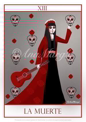 Lámina Tarot Nº 13: 'La Muerte' / 'The Death'