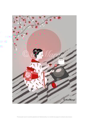 Lámina Tarot Nº 14: 'La Templanza' / 'The Temperance'