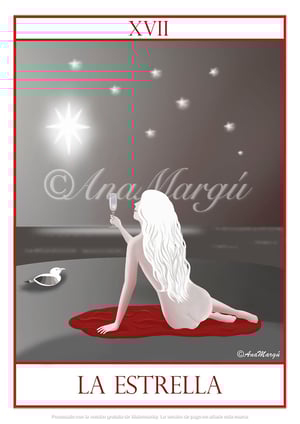 Lámina Tarot Nº 17: 'La Estrella' / 'The Star'