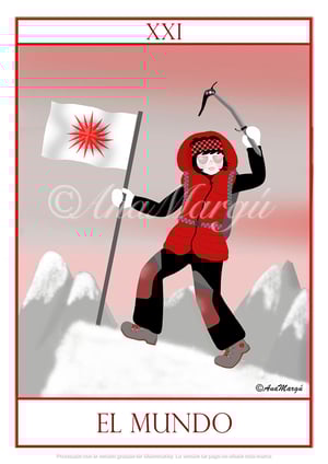 Lámina Tarot Nº 21: 'El Mundo' / 'The World'