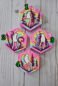 Image 2 of Pink Rainbow Hexagon Fresno Nightcrawler