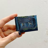 Image 2 of Evil Dead Cabin Miniature Gouache Painting 