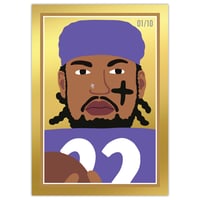 Image 1 of Derrick 'Gold' Pro Football Card