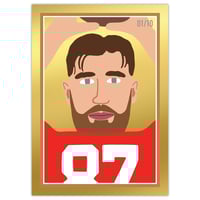 Image 1 of Travis 'Gold' Pro Football Card