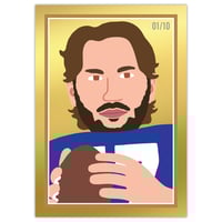 Image 1 of Josh A 'Gold' Pro Football Card