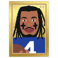 Image 1 of James 'Gold' Pro Football Card