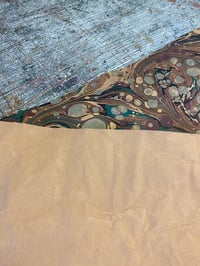 Image 5 of Hand Marbled Faux Leather PAPER // 2 pieces available 