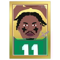 Image 1 of A.J. 'Gold' Pro Football Card
