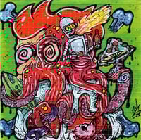 Image 1 of Blotter art- Futurama, Game Over, Grateful Dead
