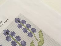 Image 4 of Lavender Flower Cross Stitch Pattern PDF