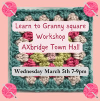 Image 1 of Axbridge Granny Square workshop Wednesday March 5th 7-9pm