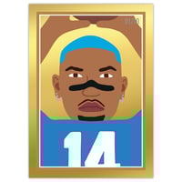 Image 1 of Amon-Ra 'Gold' Pro Football Card