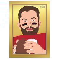 Image 1 of Baker 'Gold' Pro Football Card