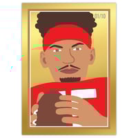 Image 1 of Patrick 'Gold' Pro Football Card