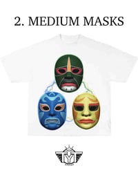 Image 1 of 'Ninjas Medium Masks' Shirt