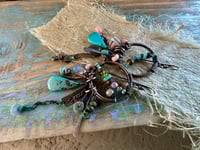 Image 3 of Fly, Sky earrings