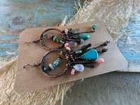 Image 5 of Fly, Sky earrings 