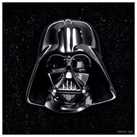 Image 1 of 1977 Star Wars Trilogy Darth Vader Helmet Fine Art Print