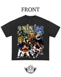 Image 1 of Oversized Cropped 'Ninjas 2.0' Shirt