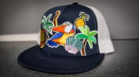 Image 1 of Tropical Cool Trucker Hat - 0005