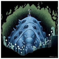 Image 1 of Studio Ghibli 1984 Nausicaa of the Valley of the Wind Fine Art Print 