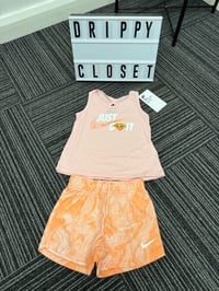 Image 1 of Girls Nike “Strawberry” Short & T-Shirt