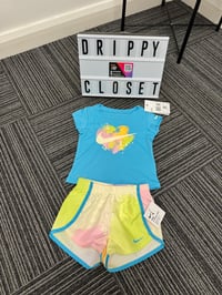 Image 1 of Girls Nike Short & T-Shirt set