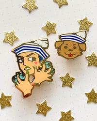 Image 1 of Bubble Boy Enamel Pin