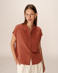 Image 1 of Camisa Perez Terracotta