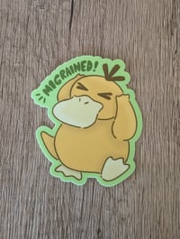 Image 1 of Migrained! - Psyduck - Vinyl Laminate Sticker