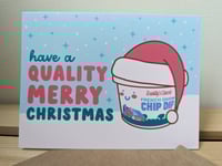 Image 1 of Have a Quality Merry Christmas - Lansing Chip Dip QD Christmas Card