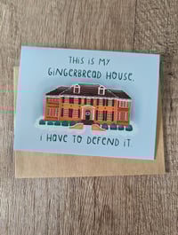Image 2 of This is My Gingerbread House - Home Alone Christmas Card