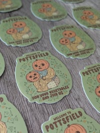 Image 3 of Welcome to Pottsfield - Cute Over the Garden Wall - Vinyl Laminate Sticker
