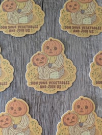 Image 2 of Don You Vegetables and Join Us - Cute Over the Garden Wall - Vinyl Laminate Sticker