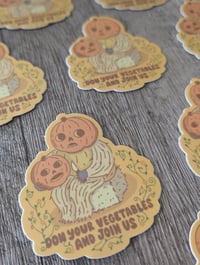 Image 3 of Don You Vegetables and Join Us - Cute Over the Garden Wall - Vinyl Laminate Sticker