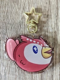 Image 1 of Celeste for all Seasonings - Cute Animal Crossing ACNH Glitter Epoxy Acrylic Keychain Charm