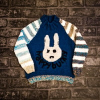 Image 1 of Happy bunny knitted jumper