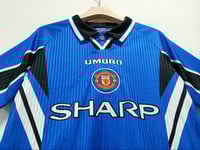 Image 7 of Retro Manchester United 96/97 Umbro Jersey