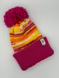 Image 4 of Confetti Knit Hats with Pom Pom