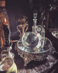 Image 1 of Antique crystal ball