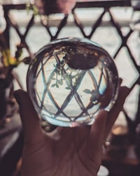 Image 2 of Antique crystal ball