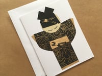 Image 5 of Japanese Kimono Doll Greeting Cards | Set of 2