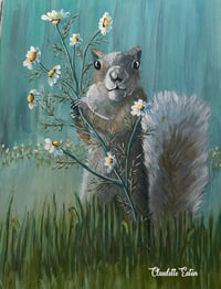 SPRING SQUIRREL PAINTING