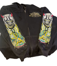 Image 1 of Philadelphia Eddie Tattoo Supply Zipup Hoodie 