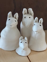 Image 1 of Clay: Donkey Family