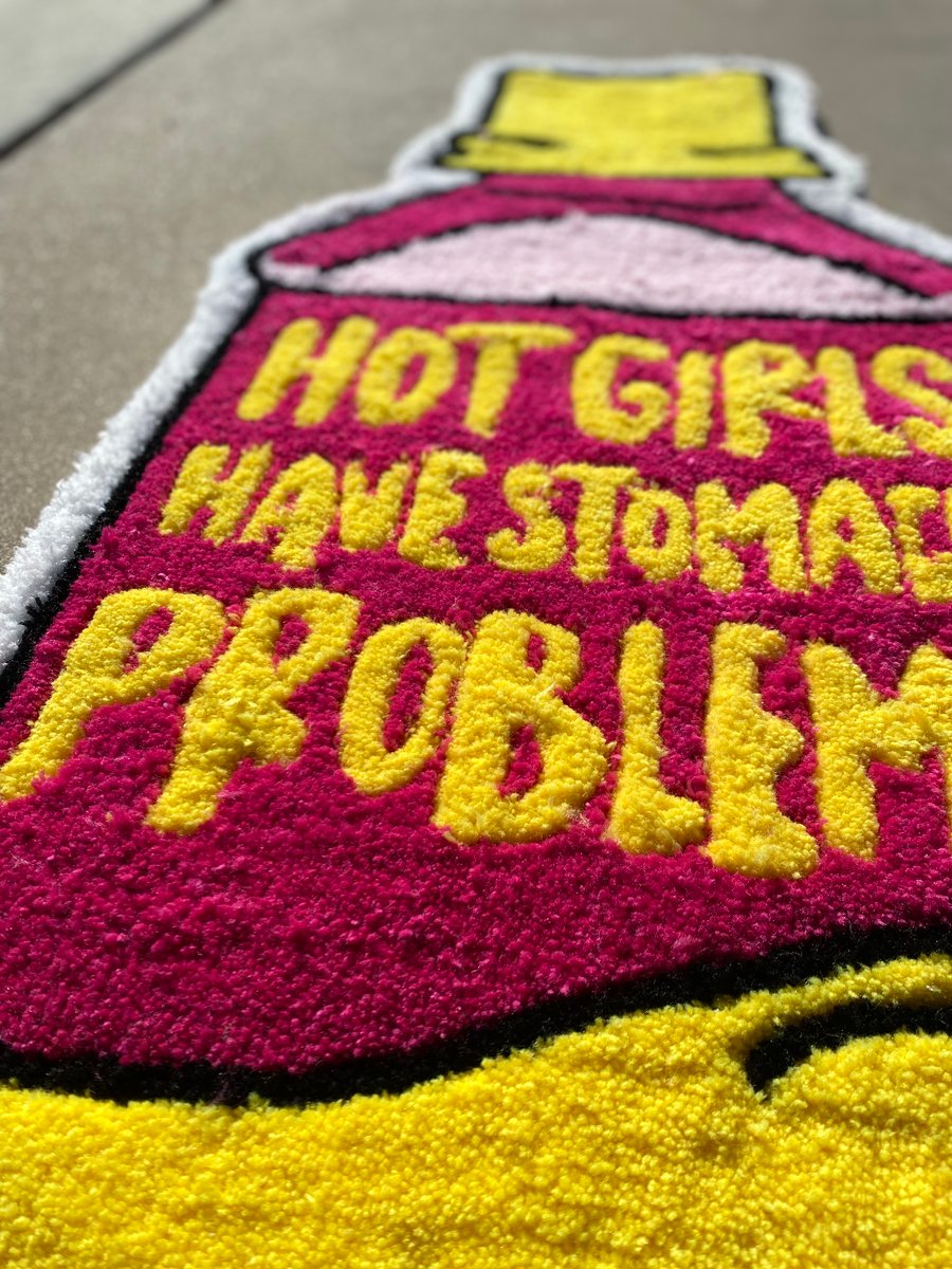 Image of Brat Barbie Brew Rug